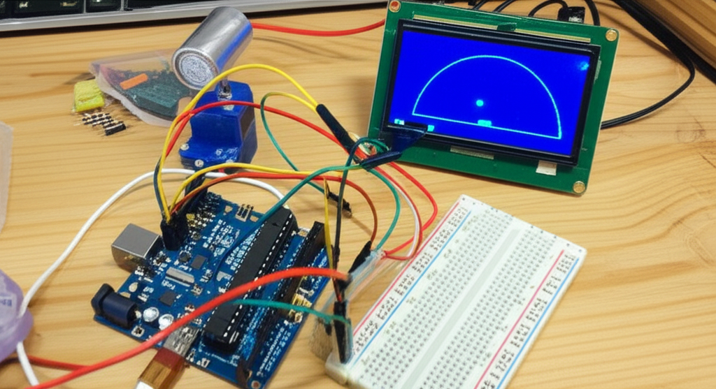 Aerial Radar using Arduino